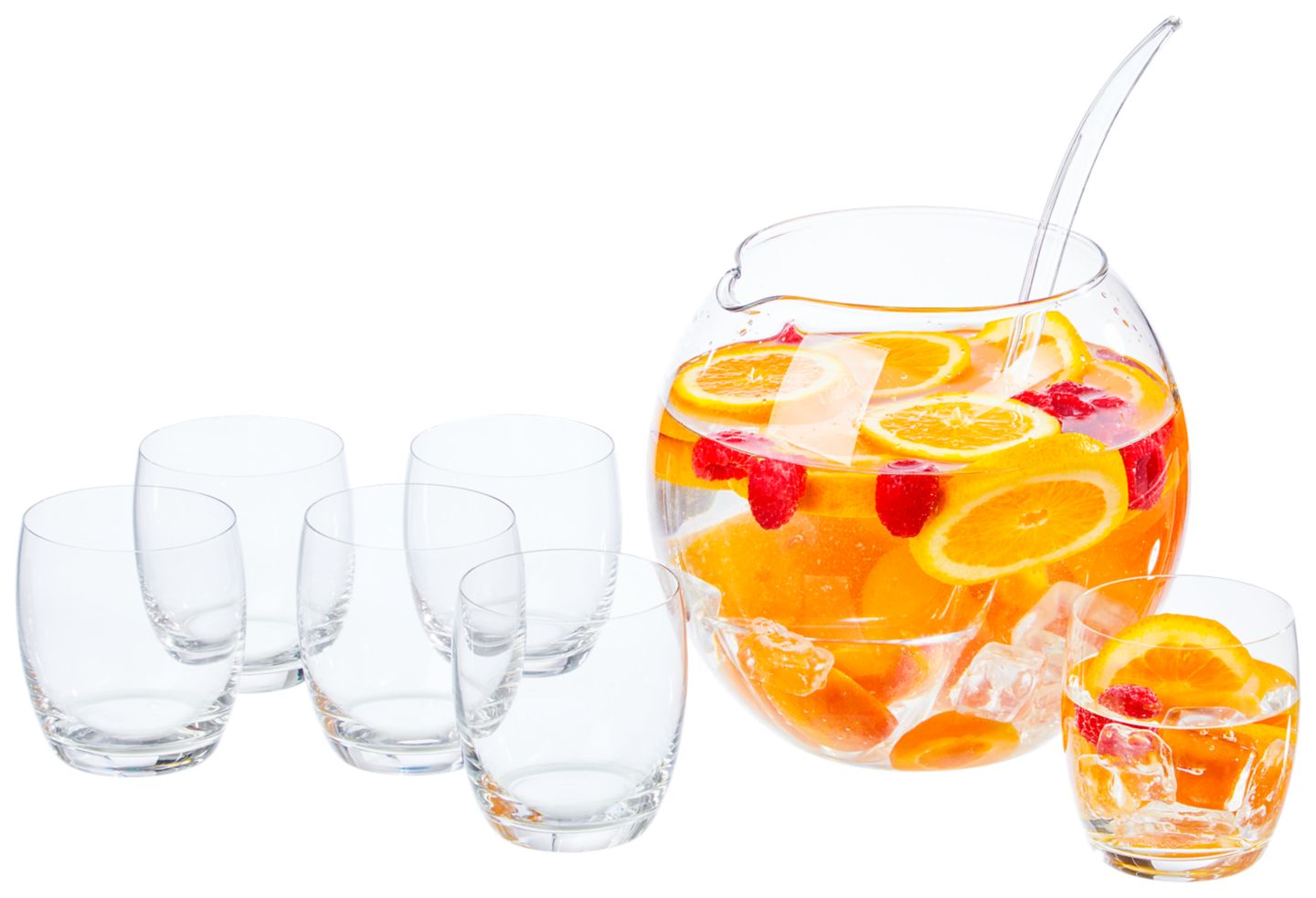 BOHEMIA CRISTAL Bowle-Set