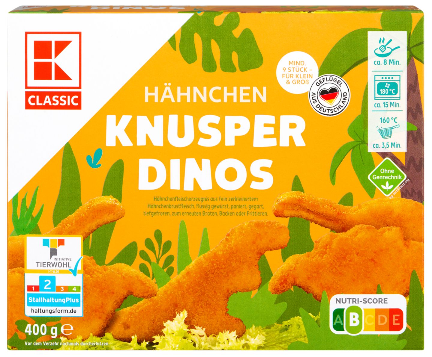 K-CLASSIC Hähnchen-Knusperdinos