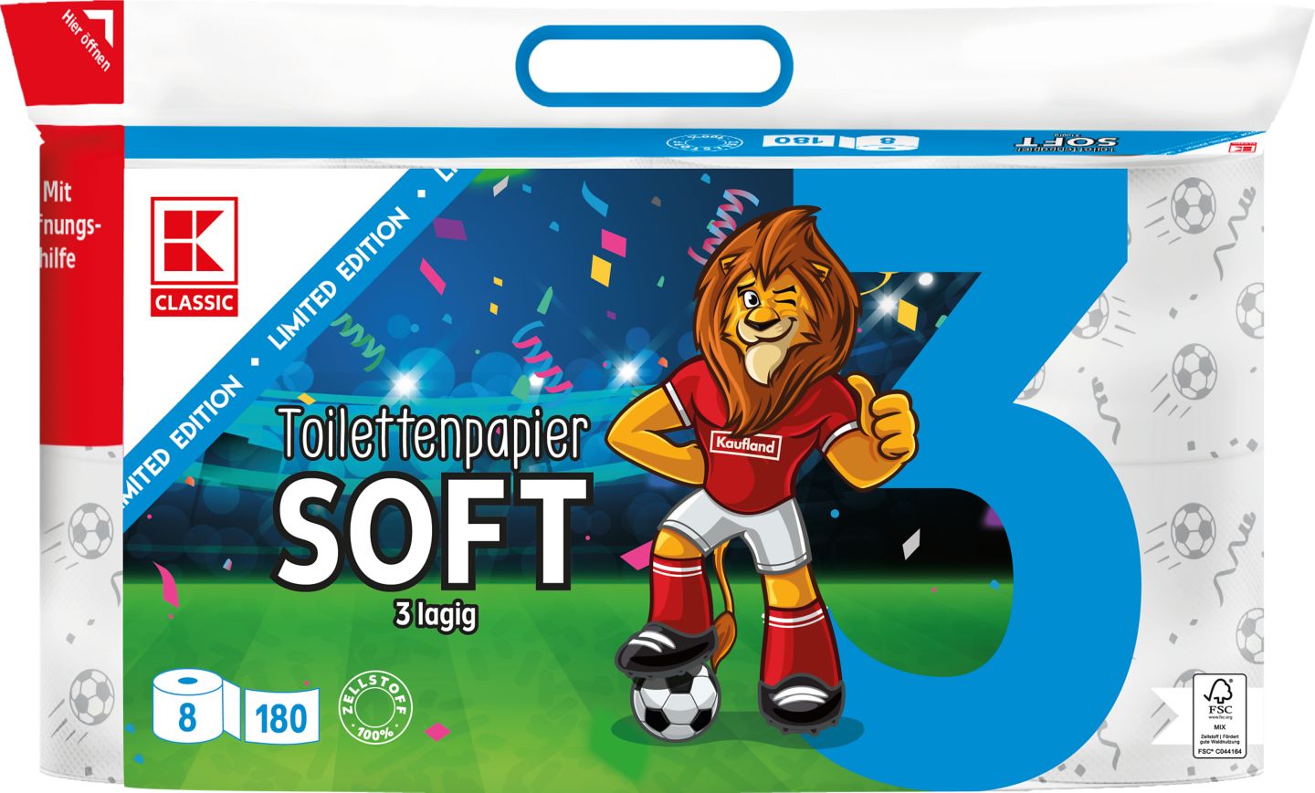K-CLASSIC Toilettenpapier Soft Limited Edition