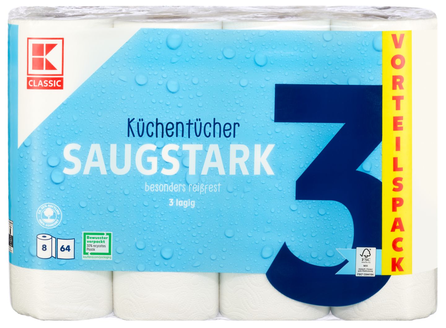 K-CLASSIC Küchentücher Saugstark