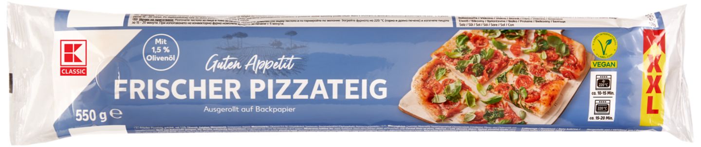 K-Classic Tijesto za pizzu
MPC 2.5.2025=1,35€