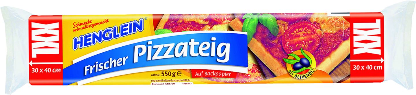 HENGLEIN Frischer Pizzateig XXL