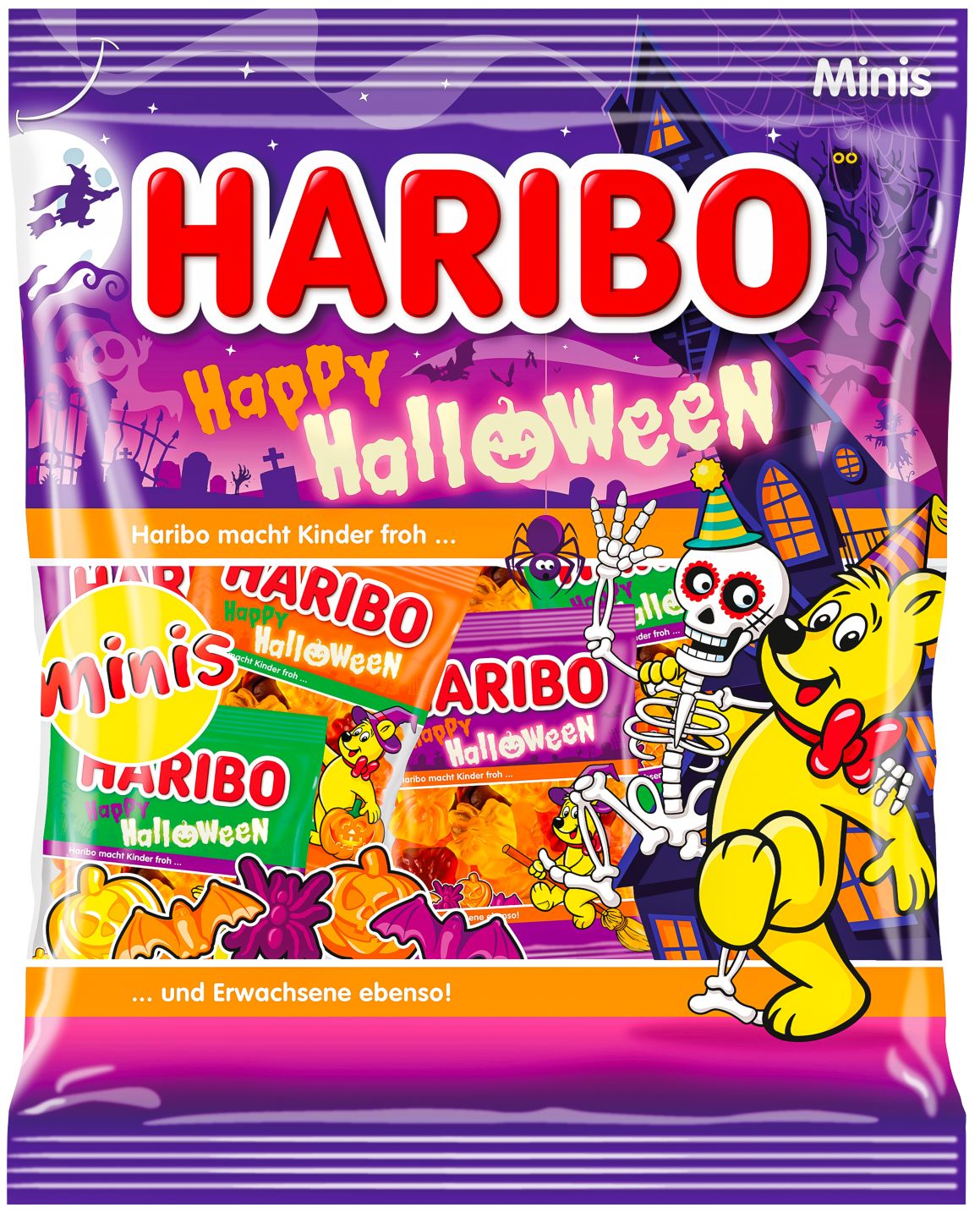 HARIBO Fruchtgummi-Minis Portionspackungen