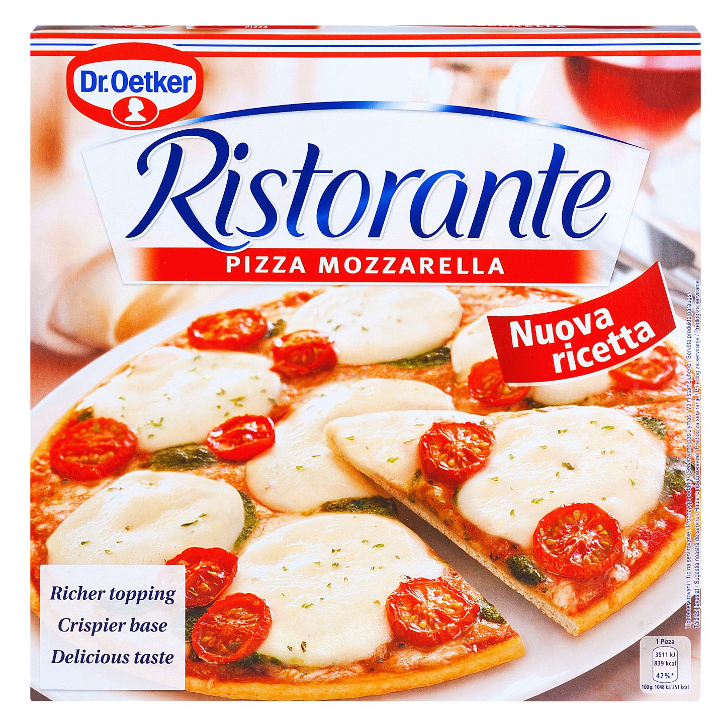 Dr. Oetker Pizza Ristorante mozzarella