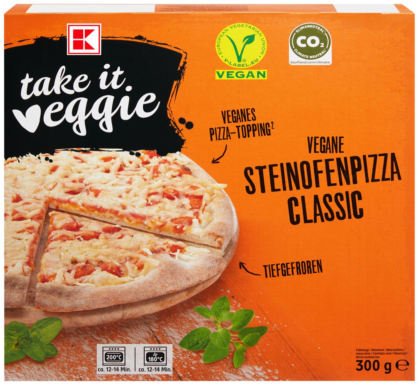 K-Take it veggie Pizza