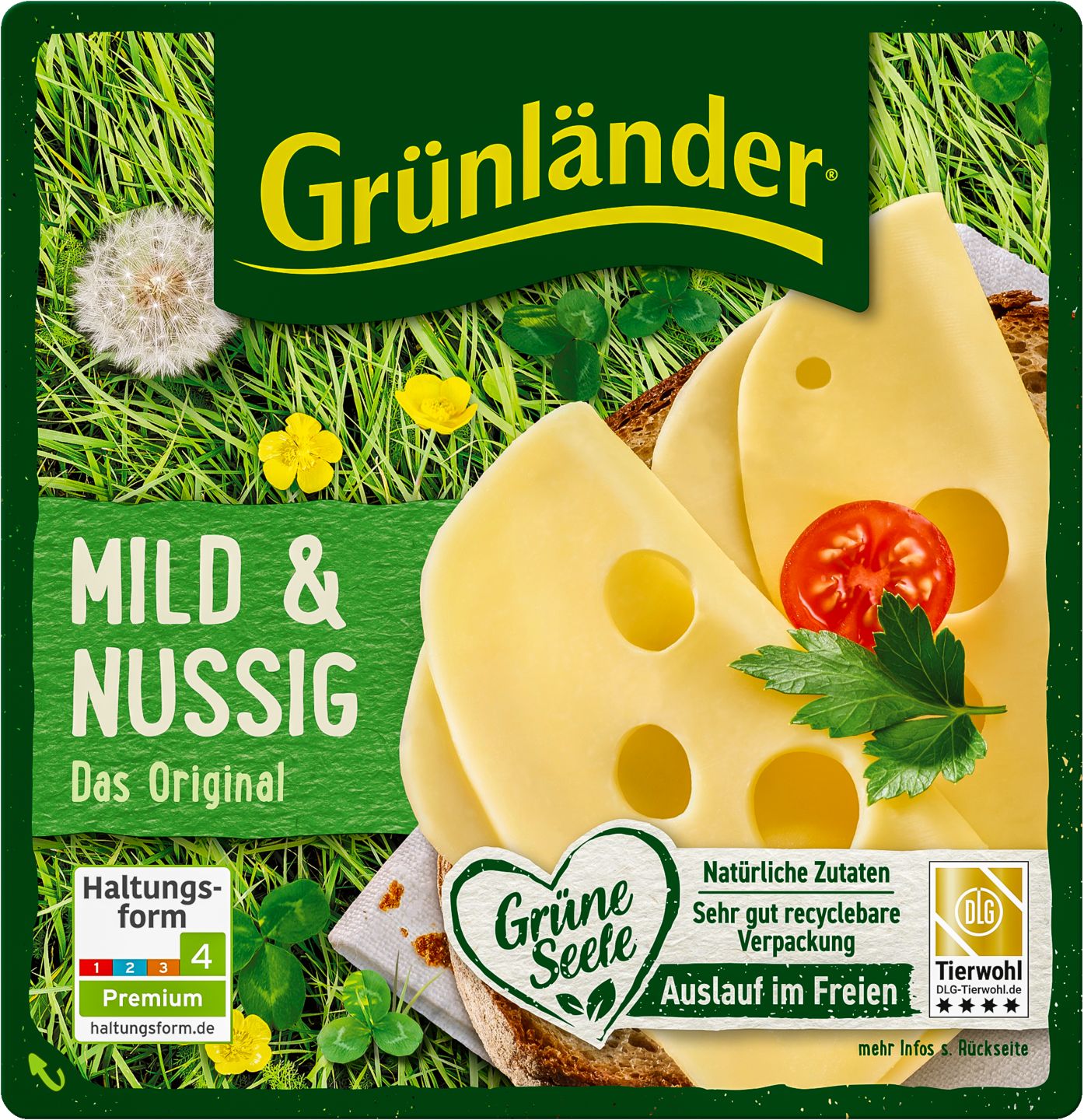 GRÜNLÄNDER Dtsch. Schnittkäse