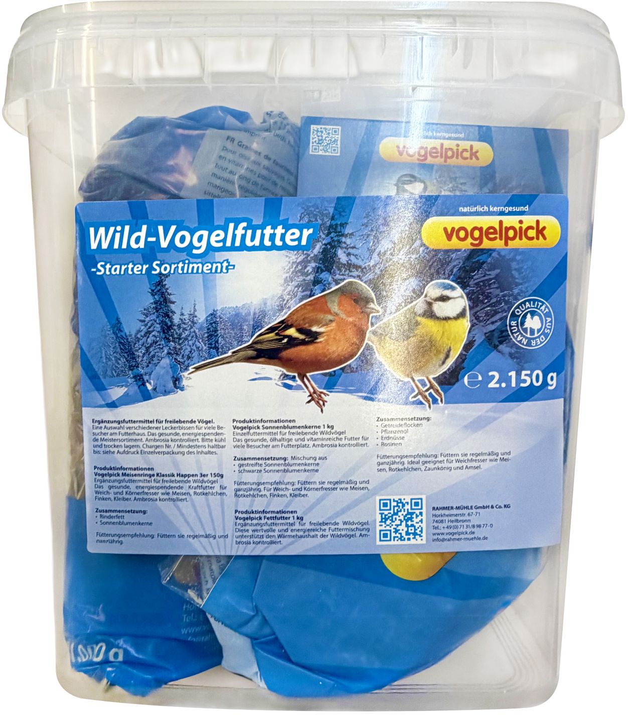VOGELPICK Vogelfutter-Set