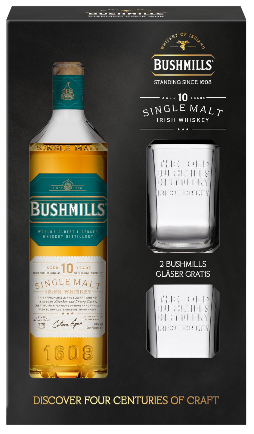 BUSHMILLS Single Malt Irish Whiskey