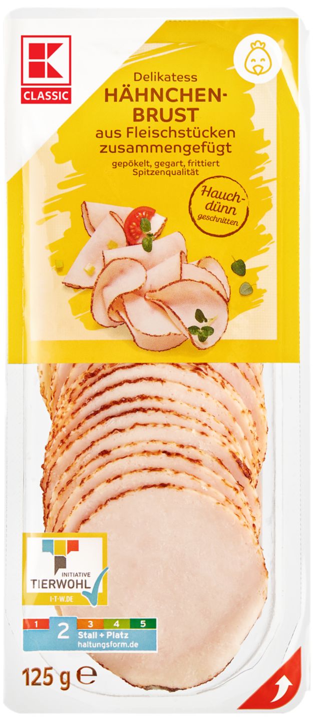 K-CLASSIC Hähnchen-, Putenbrust oder Kochschinken