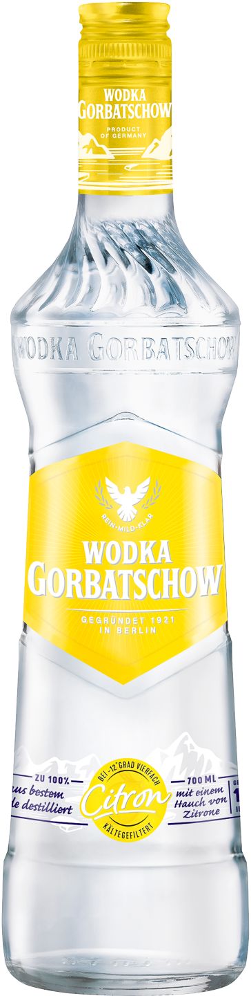 GORBATSCHOW Wodka Original oder Citron