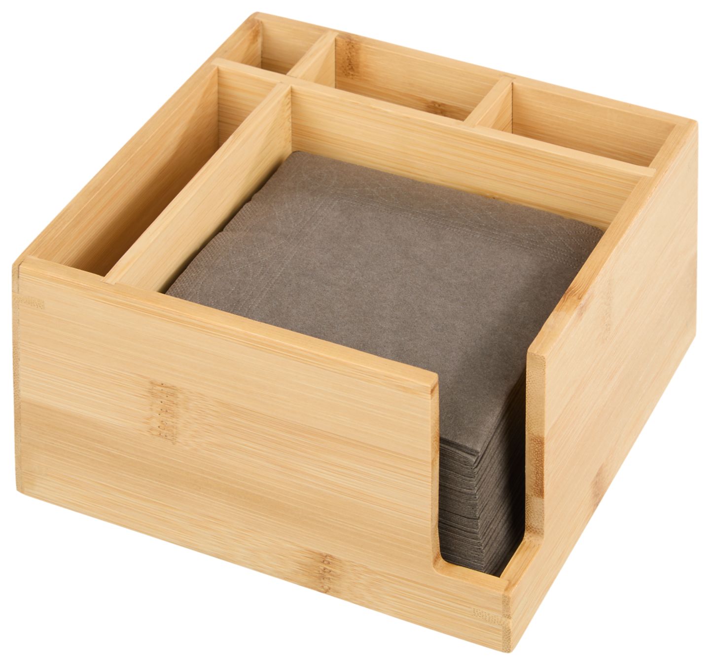 Stojan na příbory a ubrousky materiál: bambus