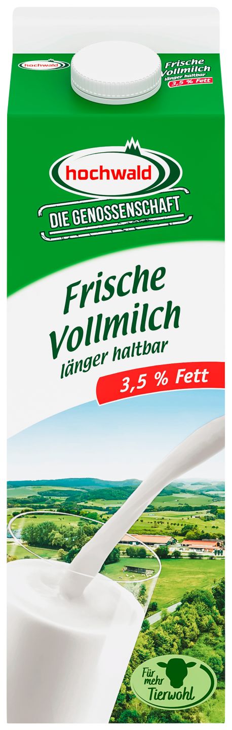 HOCHWALD Vollmilch, 3,5 % Fett