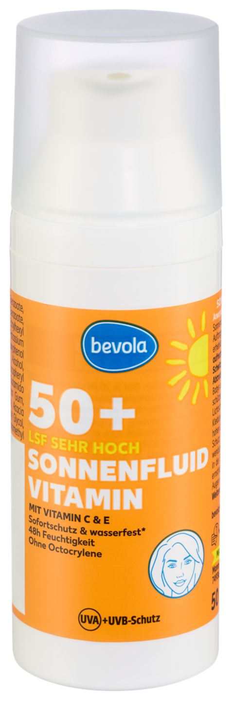 BEVOLA® Sonnenfluid »Vitamin« LSF 50+