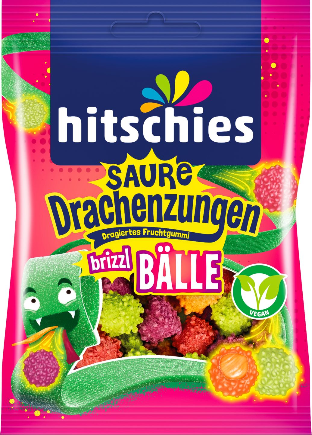 HITSCHIES Saure Drachenzungen Brizzl Bälle