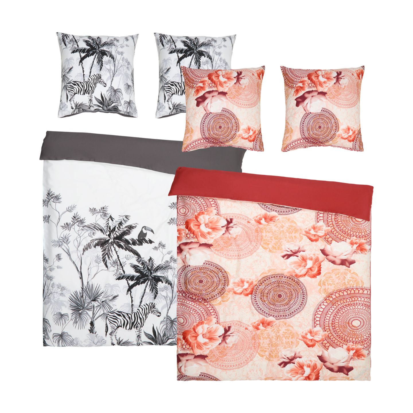 MEISTERSTÜCK Wendebettwäsche-Set ca. 200 x 220 cm