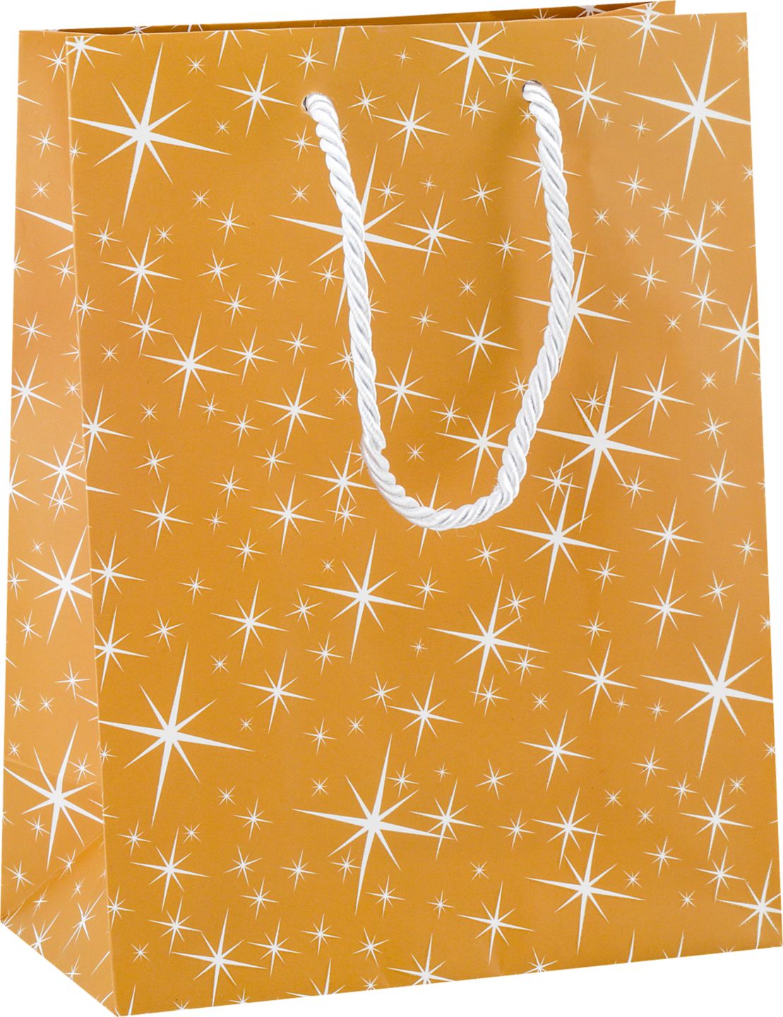 Dárkové balící potřeby Dárková taška bílé hvězdy
