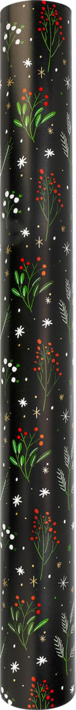 Balicí papír černé větvě