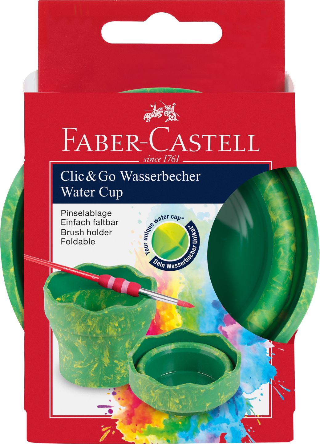 FABER-CASTELL Wasserbecher »Clic&Go«