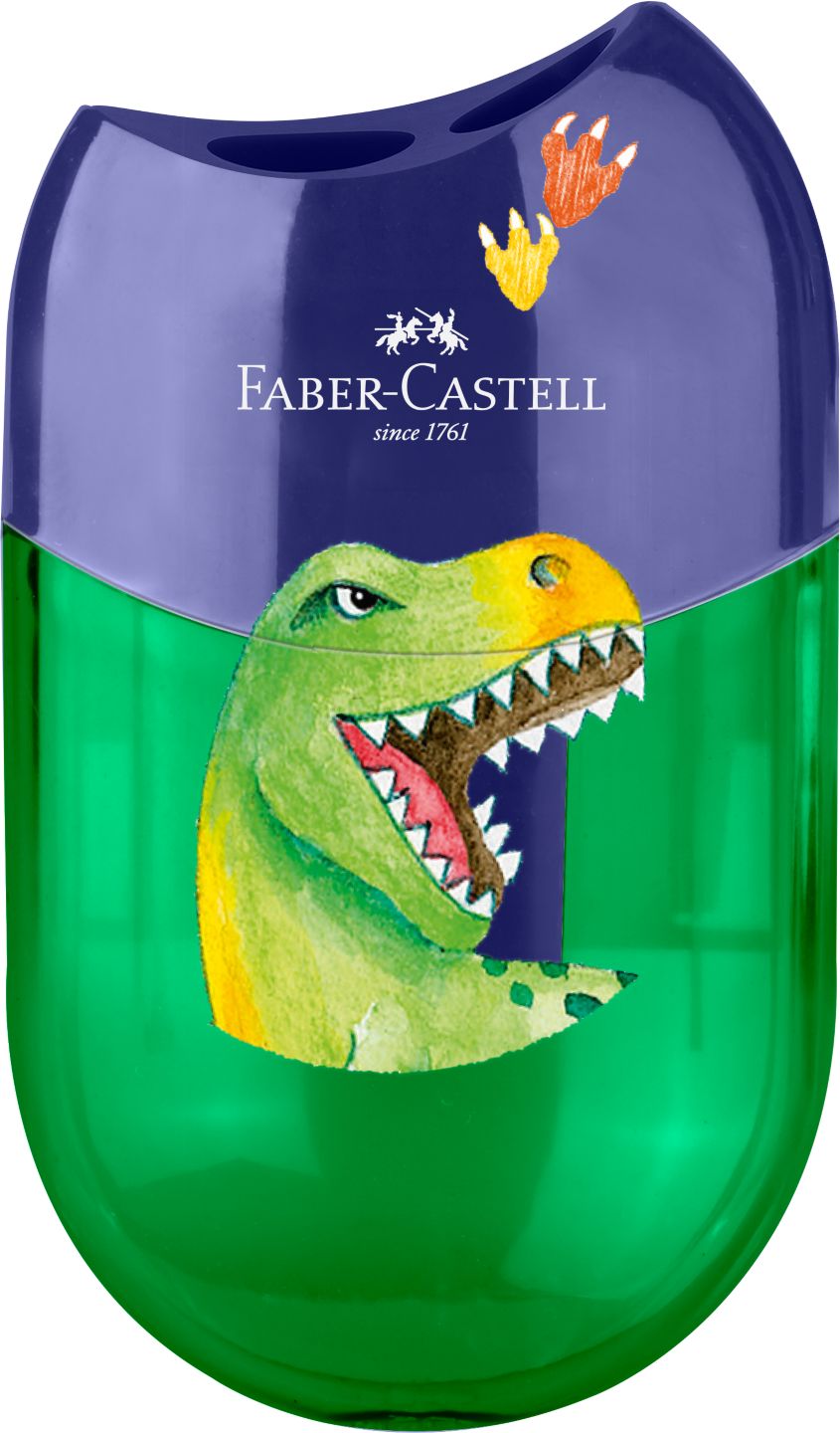 FABER-CASTELL Doppelspitzdose »Dino« oder »Einhorn«