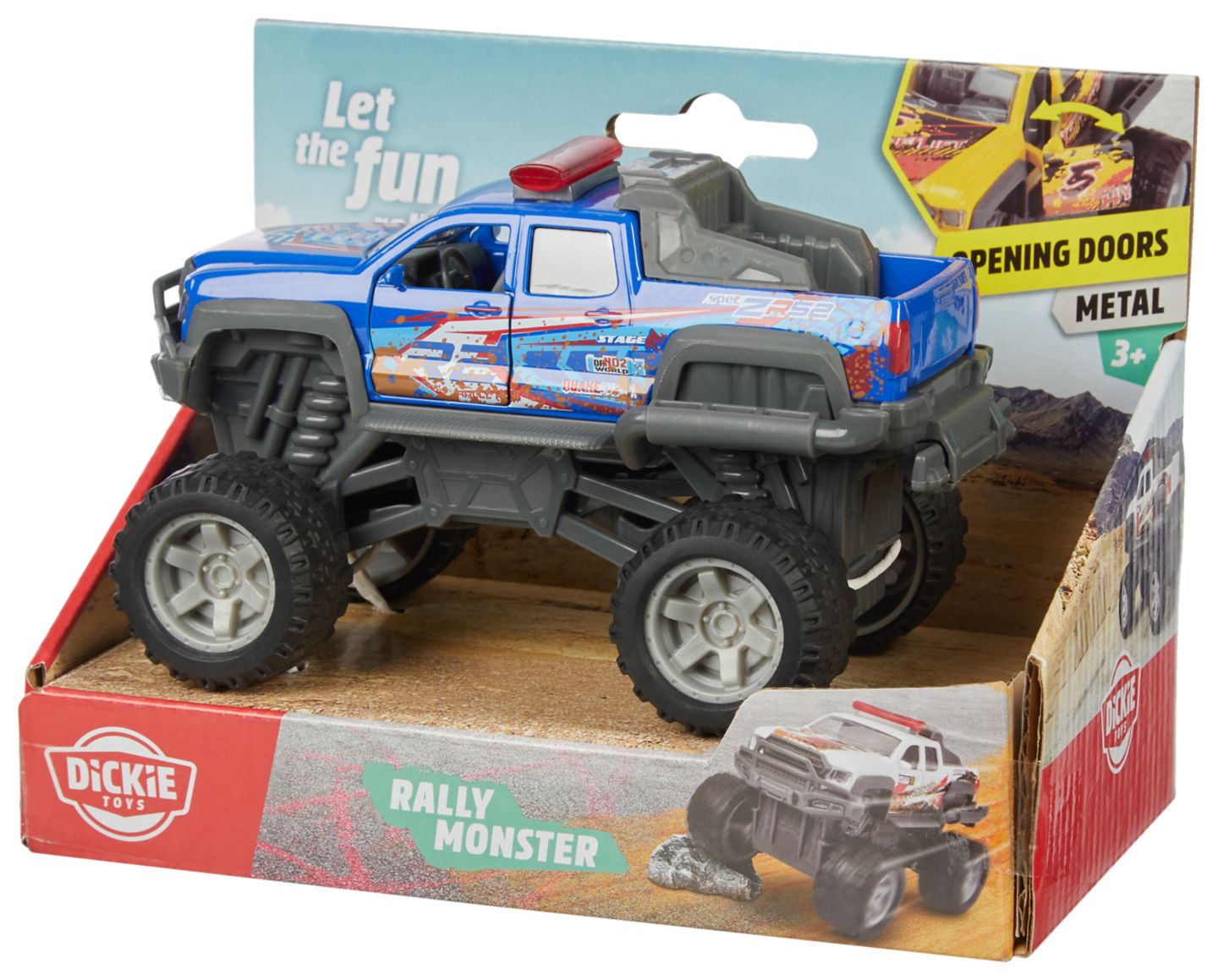 Auto "Rally Monster" délka: 15 cm
pro děti od 3 let