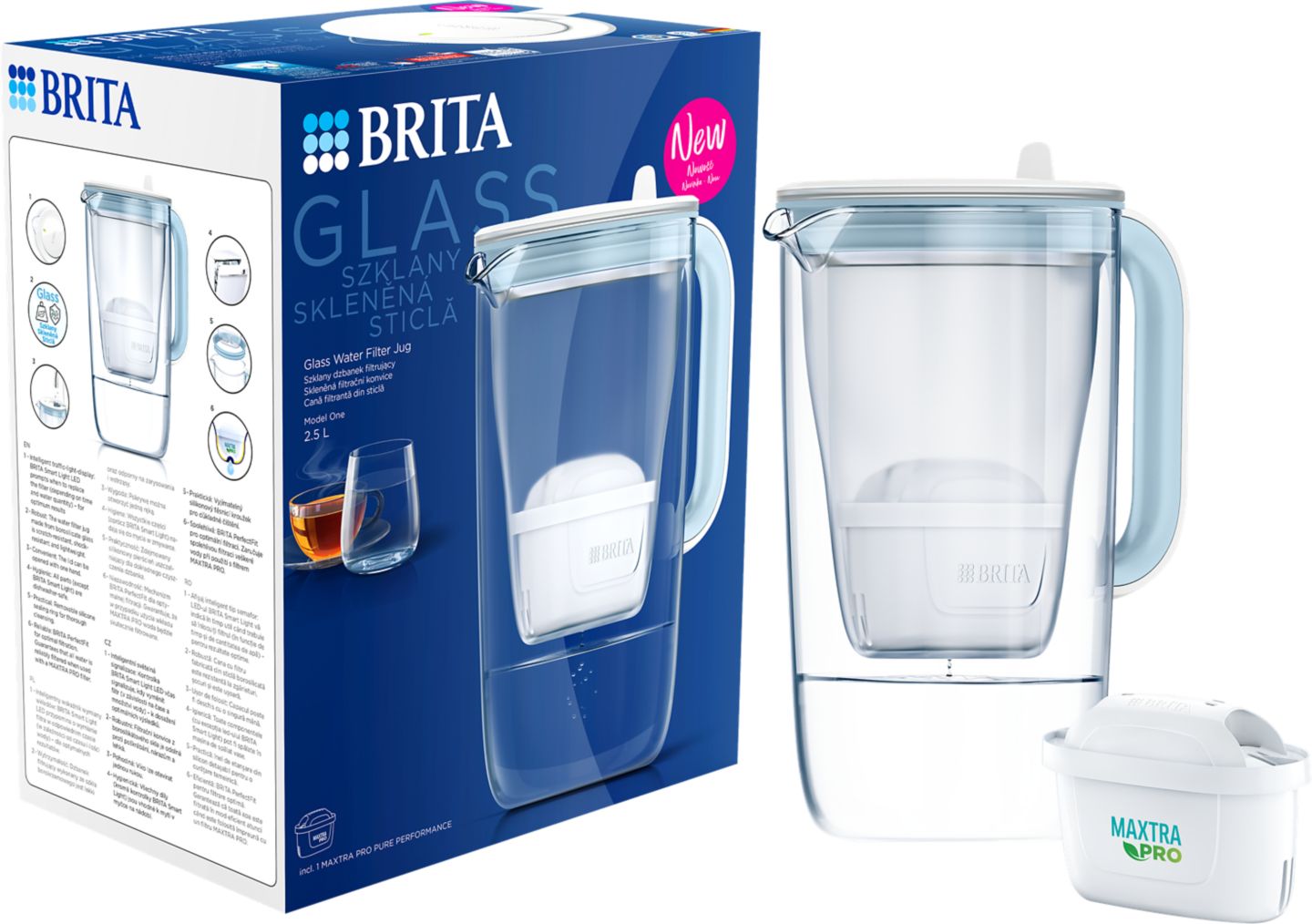 BRITA Filtrační konvice
Verre Cristal
