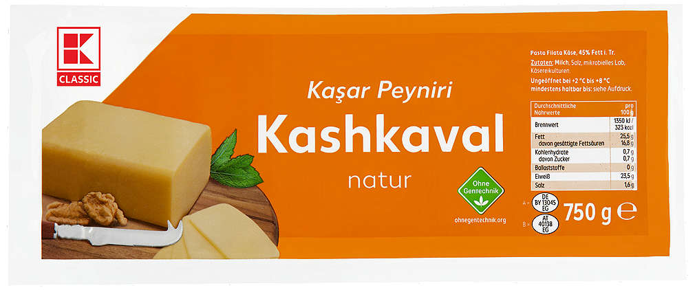 Изображение за продукта K-Classic Кашкавал натурален