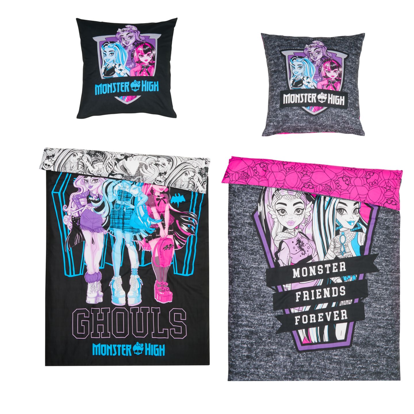 Renforcé-Bettwäsche-Set »Monster High«