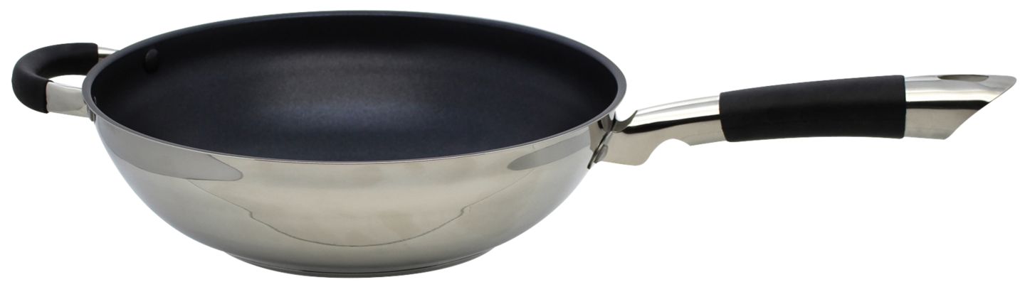 ELO Edelstahl-Wokpfanne Ø 28 cm »Silicano«