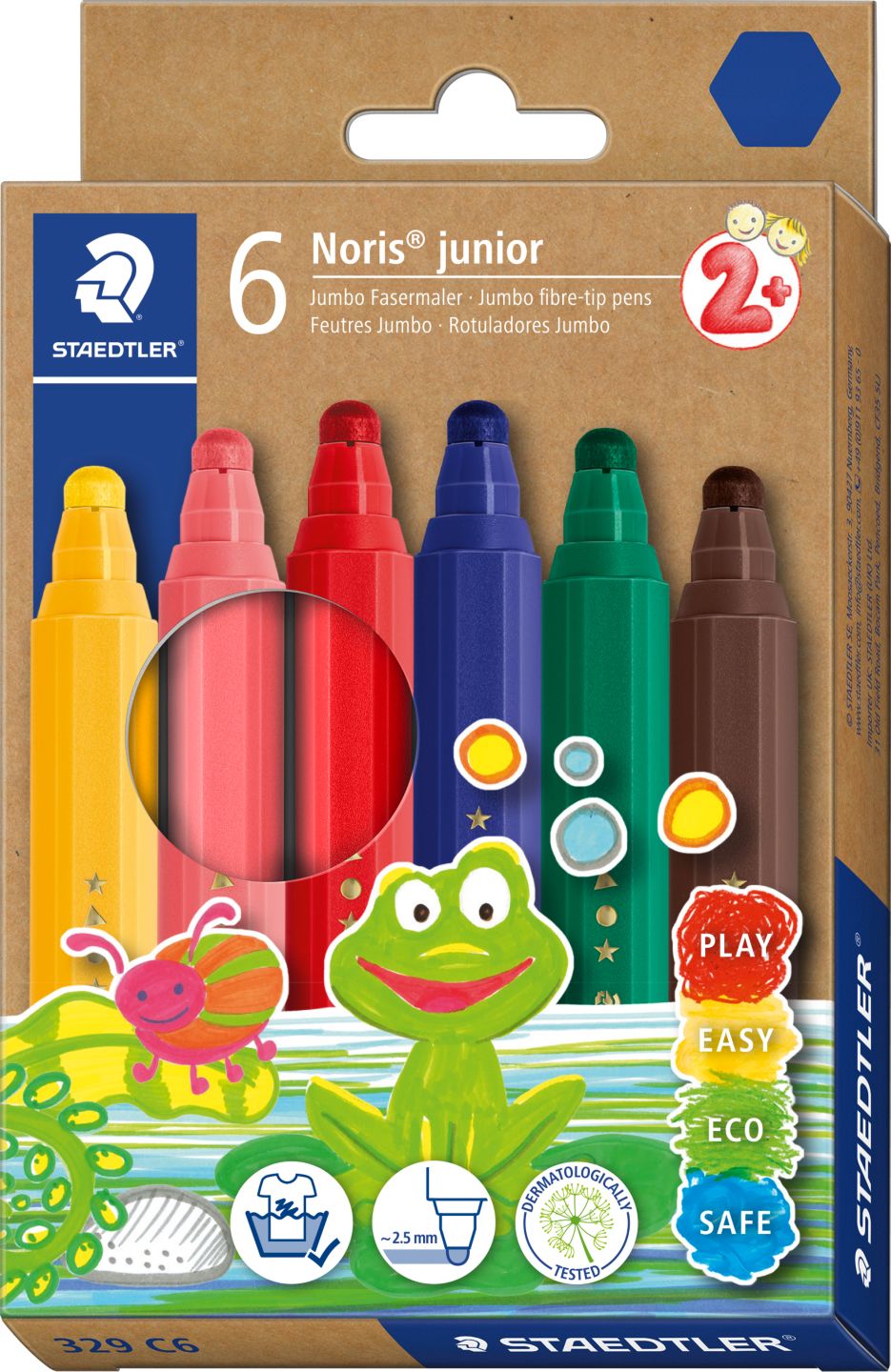 STAEDTLER Jumbo-Fasermaler-Set »Noris® junior«