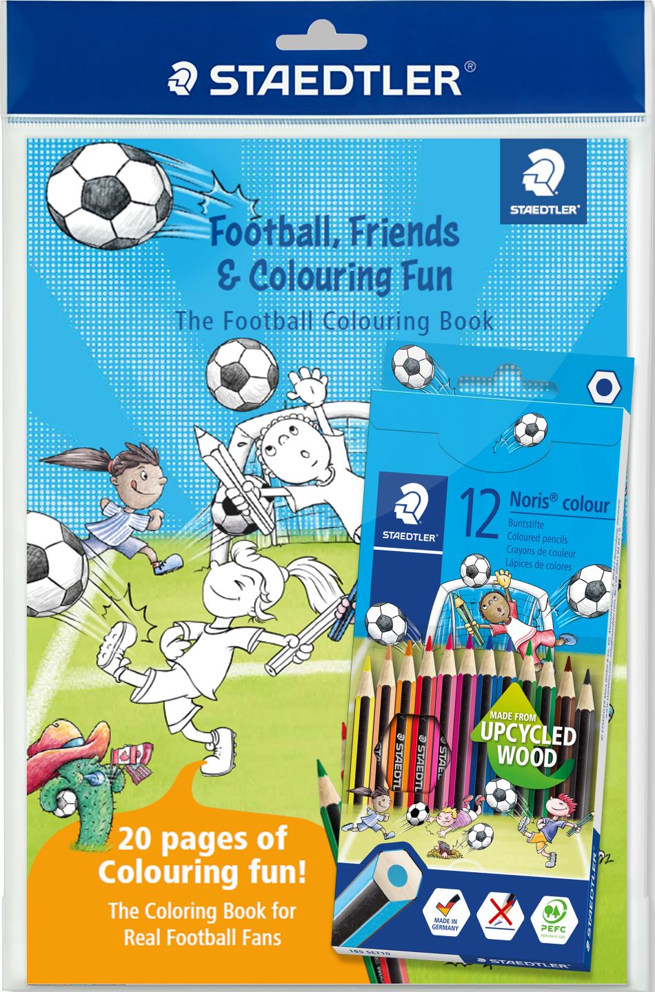 STAEDTLER Buntstifte-Set + Malbuch »Noris® colour«