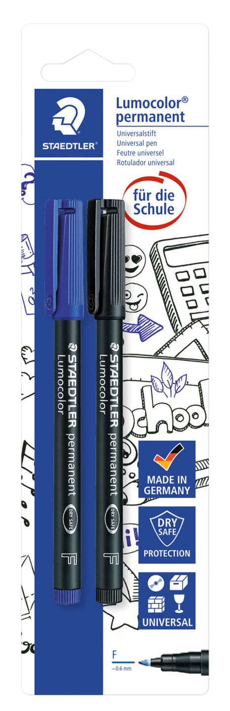 STAEDTLER Folienstifte permanent »Lumocolor«