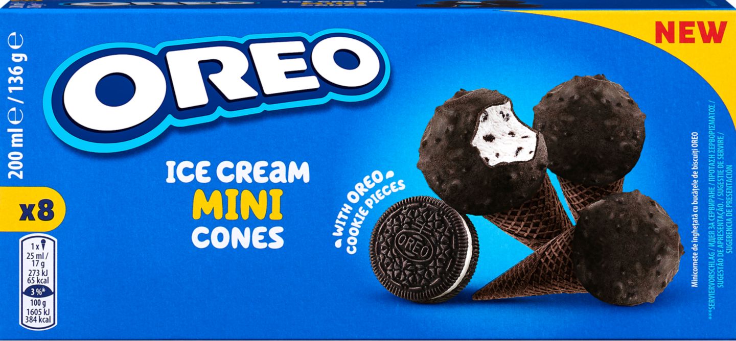 Oreo Zmrzlina
Mini Cones