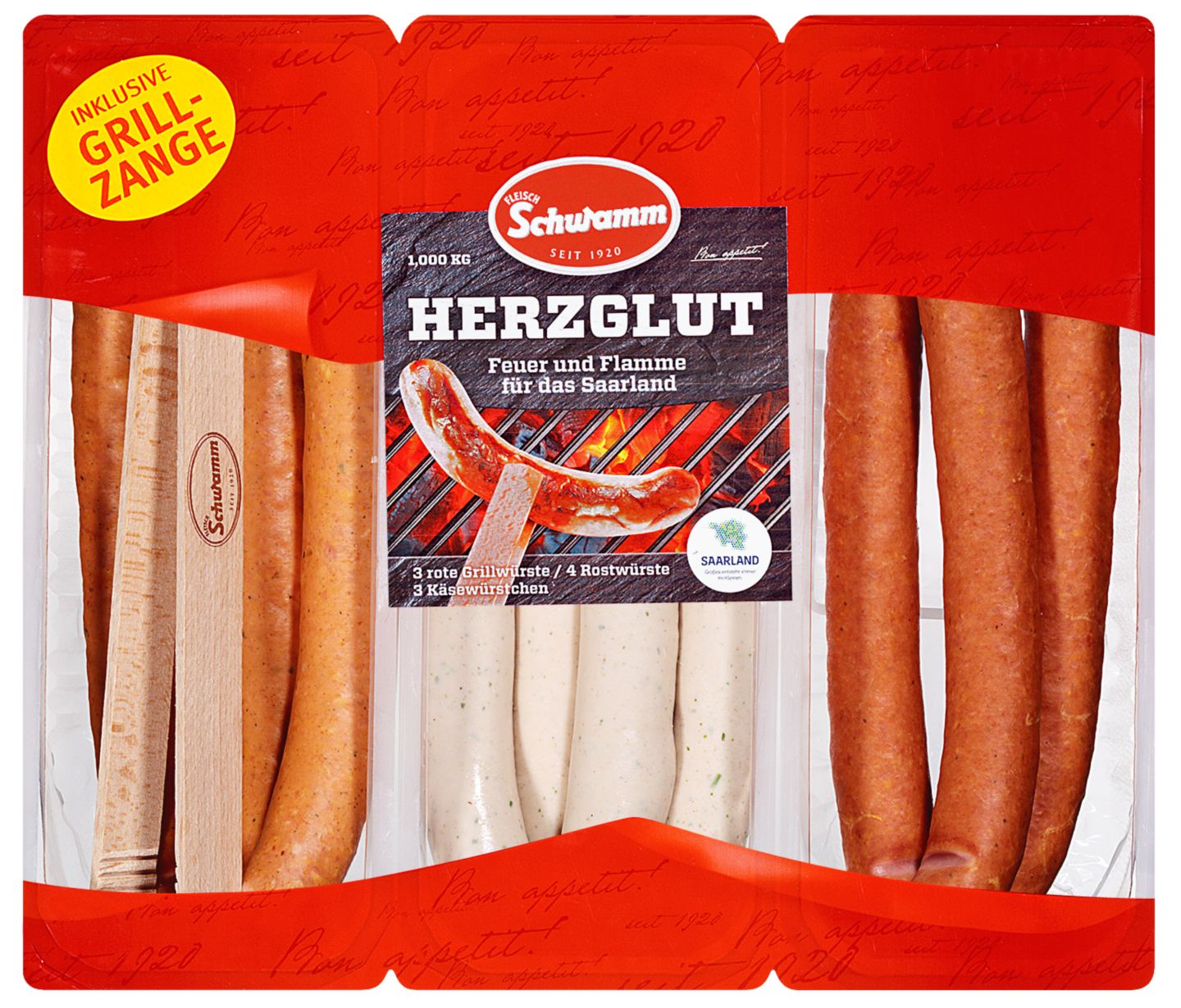 SCHWAMM Saarländ. Grillwurstpaket