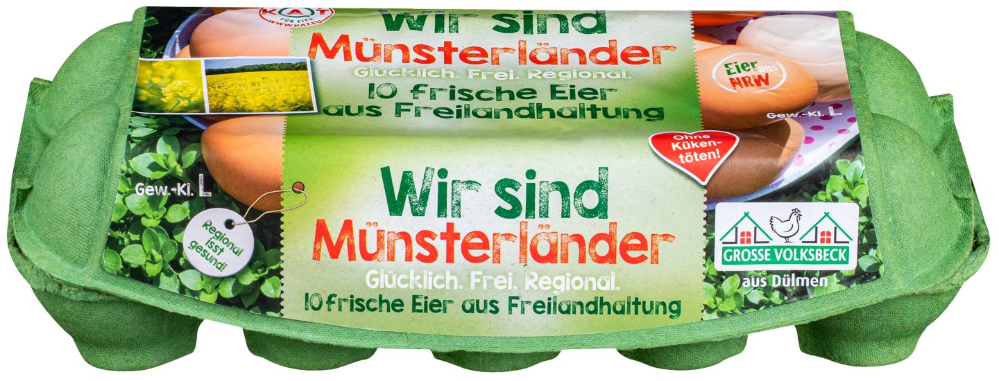 GROSSE VOLKSBECK Frische Eier