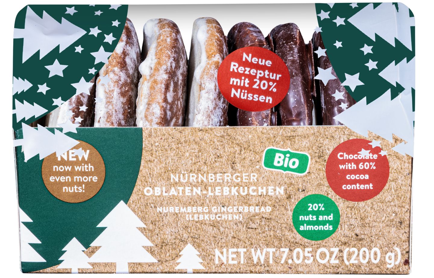 WICKLEIN Nürnberger Bio-Oblaten- Lebkuchen