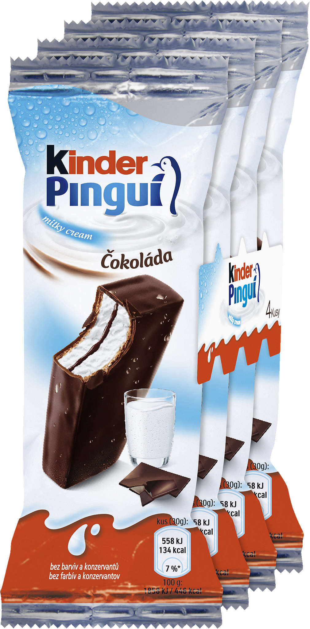 Zobrazit nabídku Kinder Pinguí 4x30 g