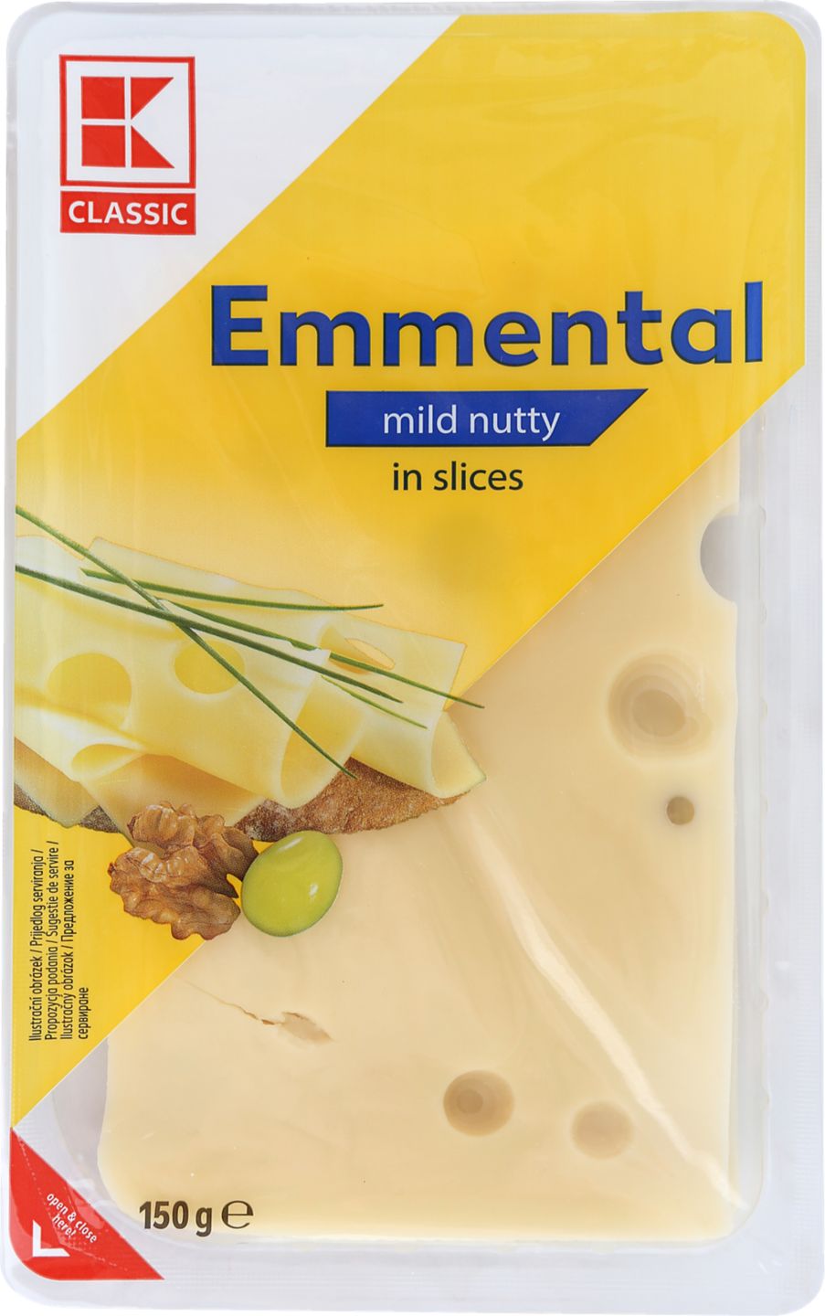 K-Classic Emmental
Tvrdý zrejúci syr