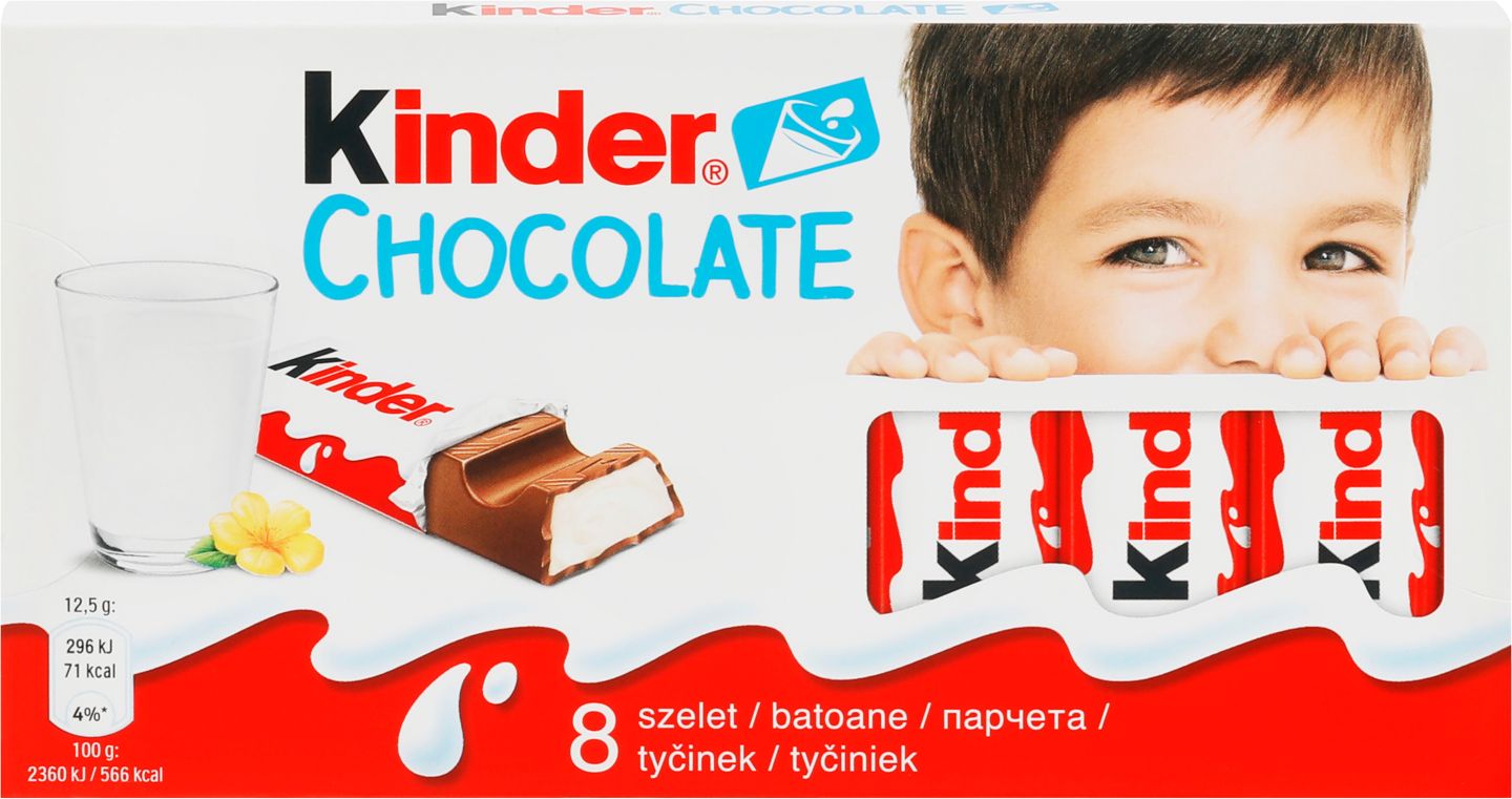 Kinder Chocolate Čokoládové tyčinky