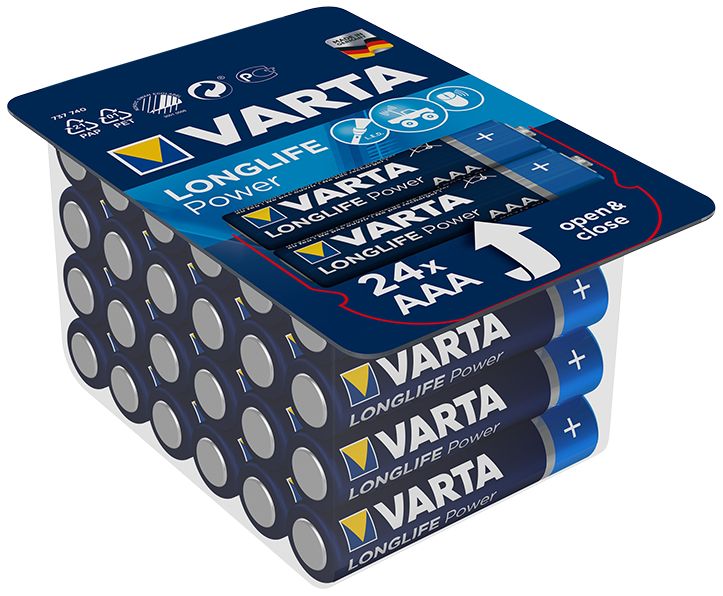 Изображение на Varta Батерия LONGLIFE Power
AA Mignon или AAA Micro