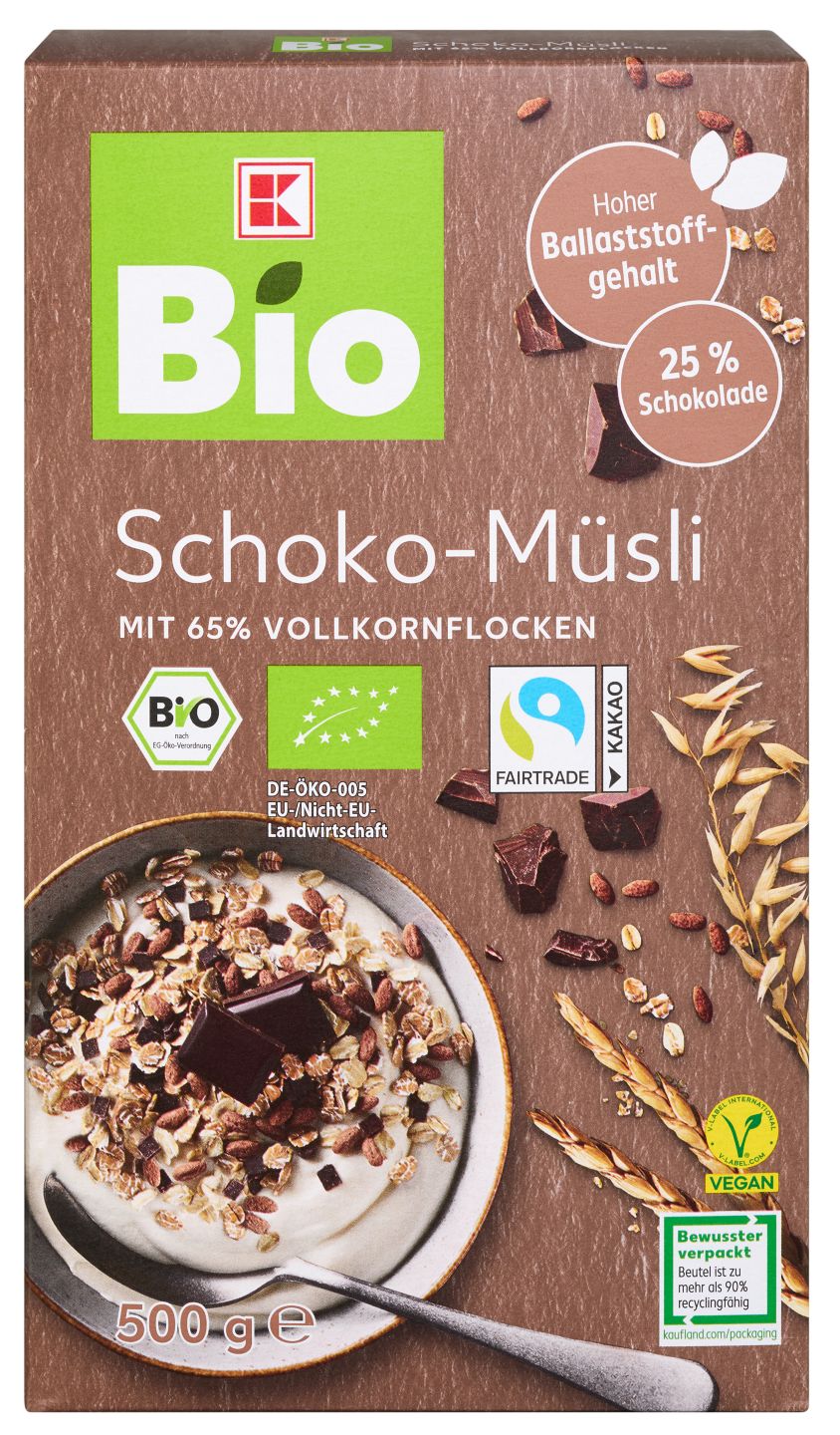 K-Bio Čokoládové müsli
