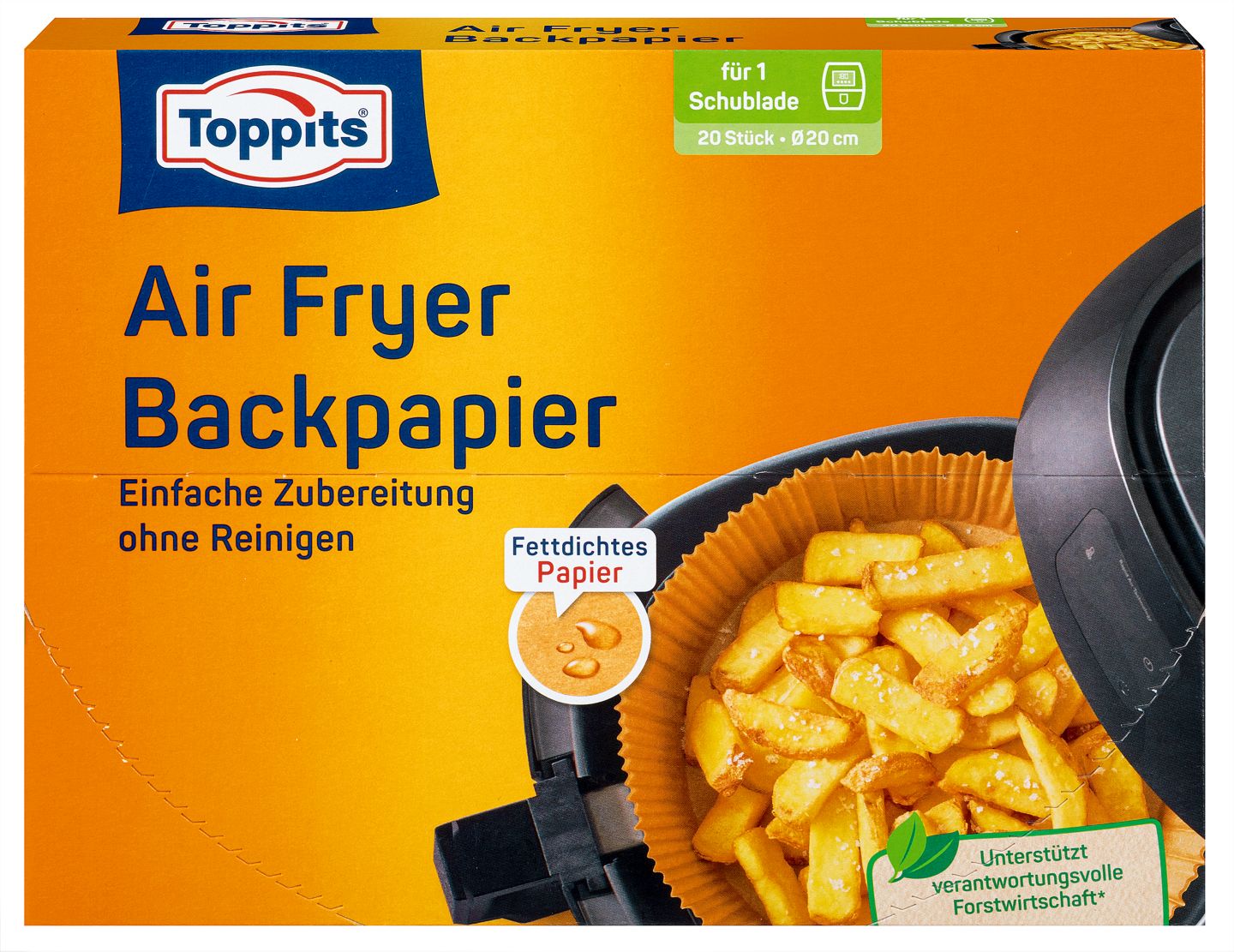 TOPPITS Airfryer-Backpapier