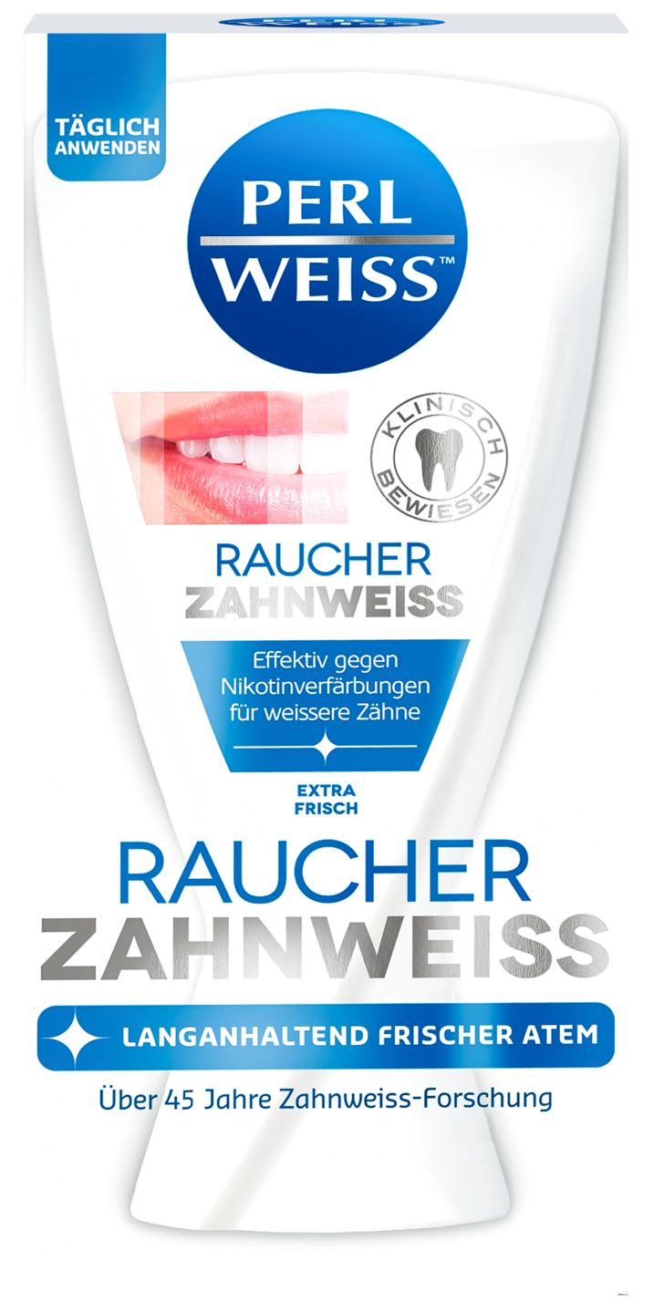 PERLWEISS Zahncreme Raucher-Zahnweiß