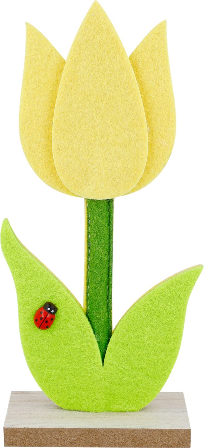 Dekorace tulipán 18,5x8,5x4 cm