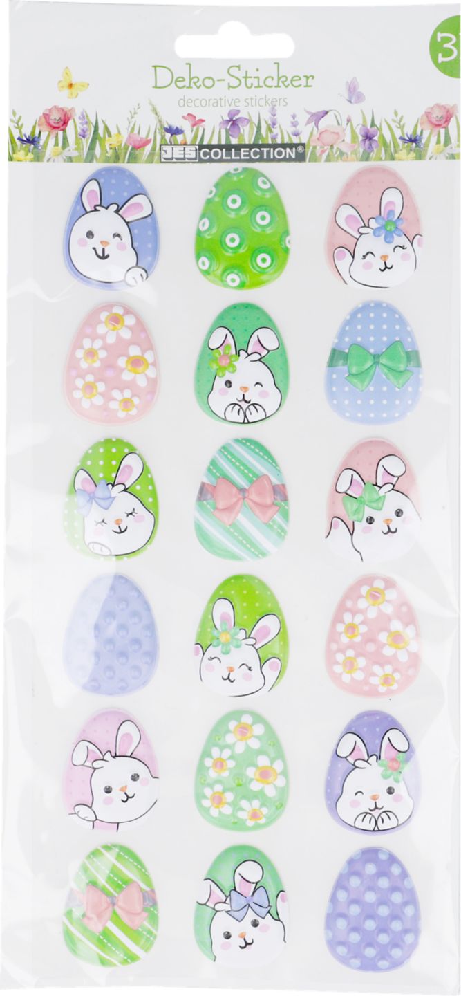 Velikonoční nálepky 3D 