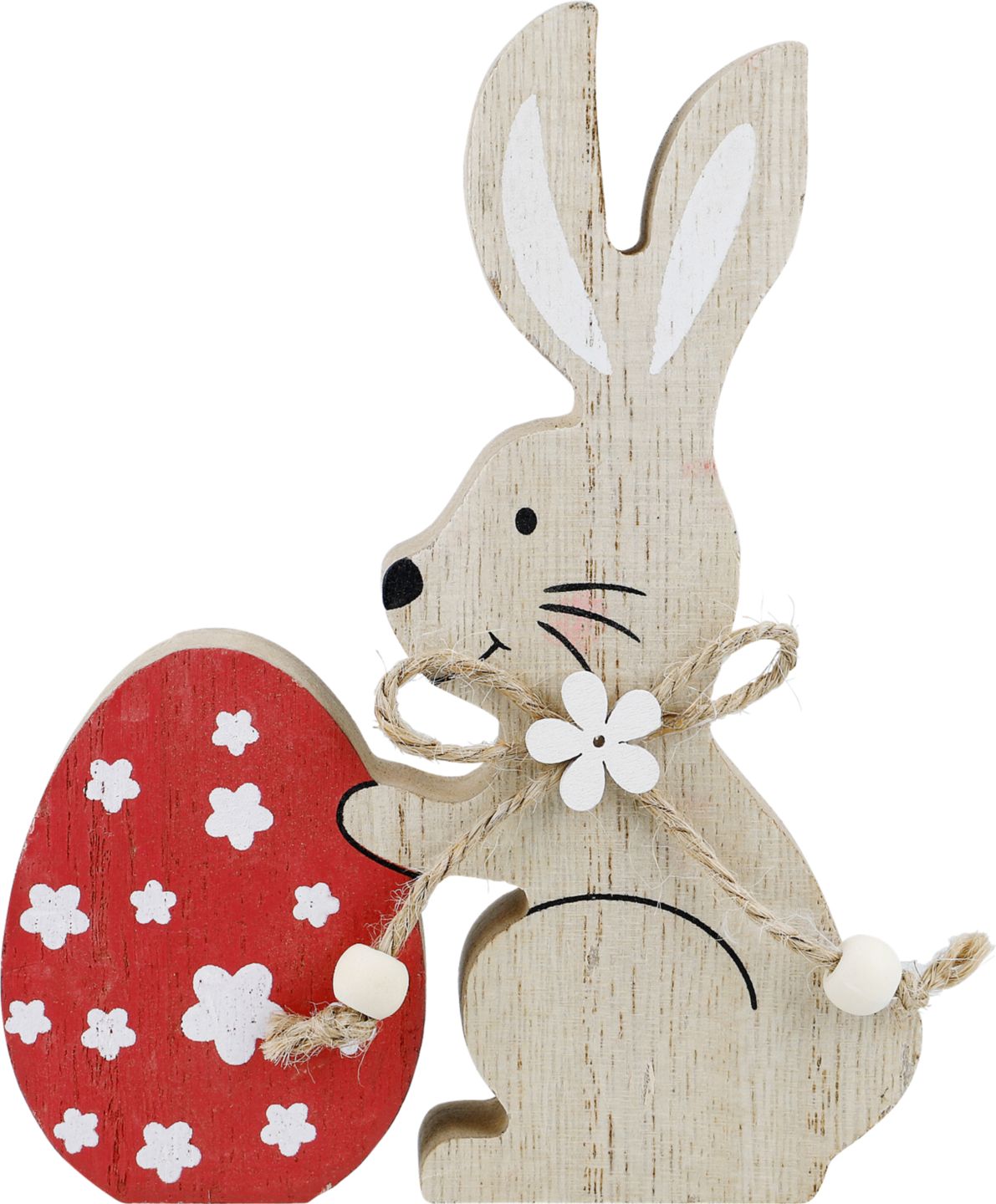 Dekorační figurka zajíc 12,9 x 1,5cm