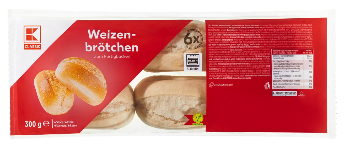 K-Classic Bagety k dopečení