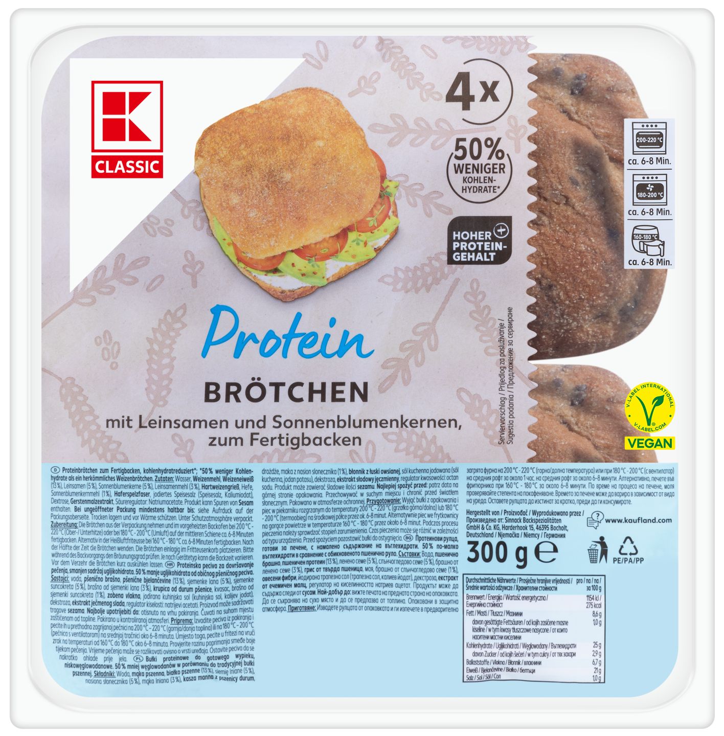 K-CLASSIC Proteinbrötchen