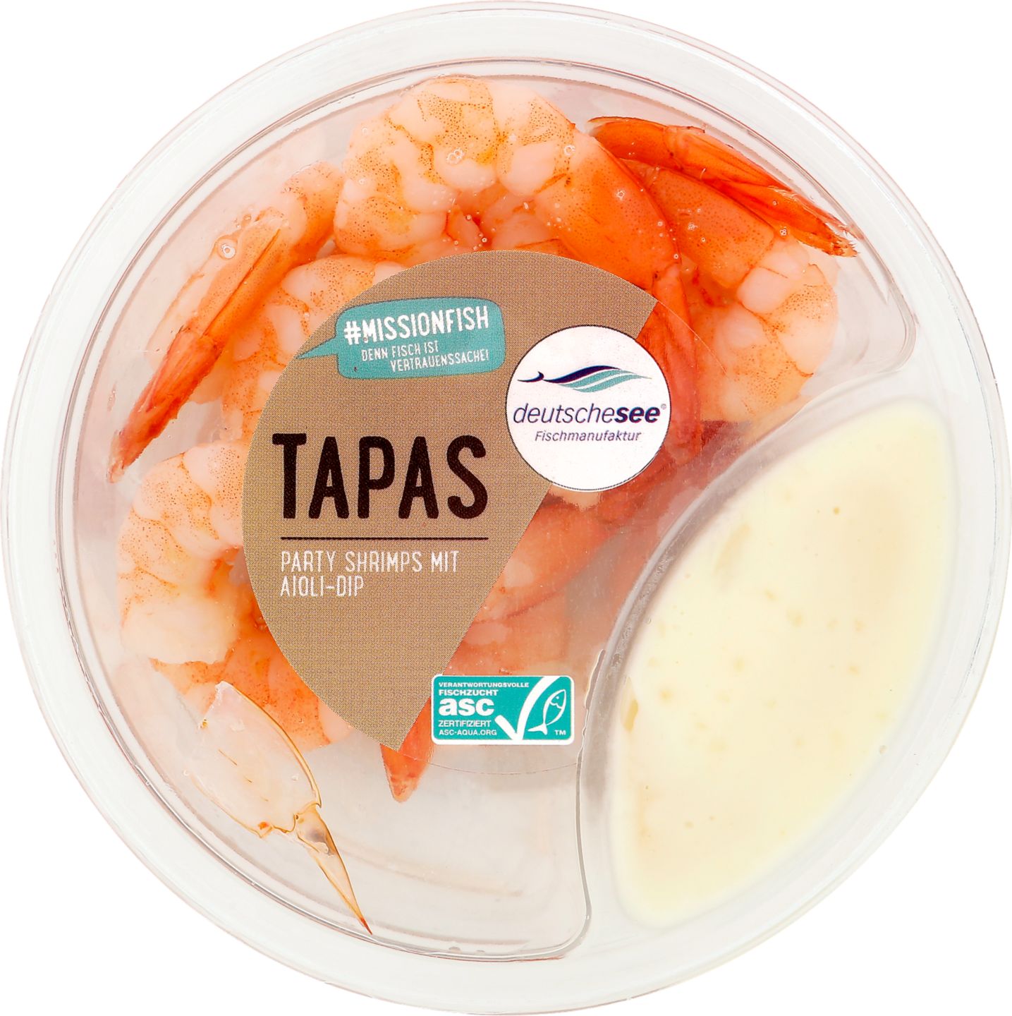 Deutsche See Tapas krevety
s aioli dipem