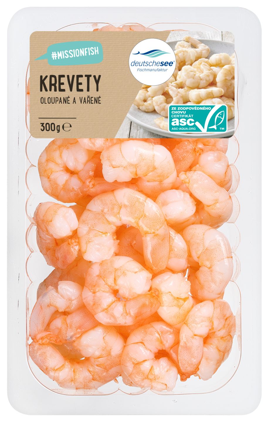 Deutsche See Krevety
loupané, vařené