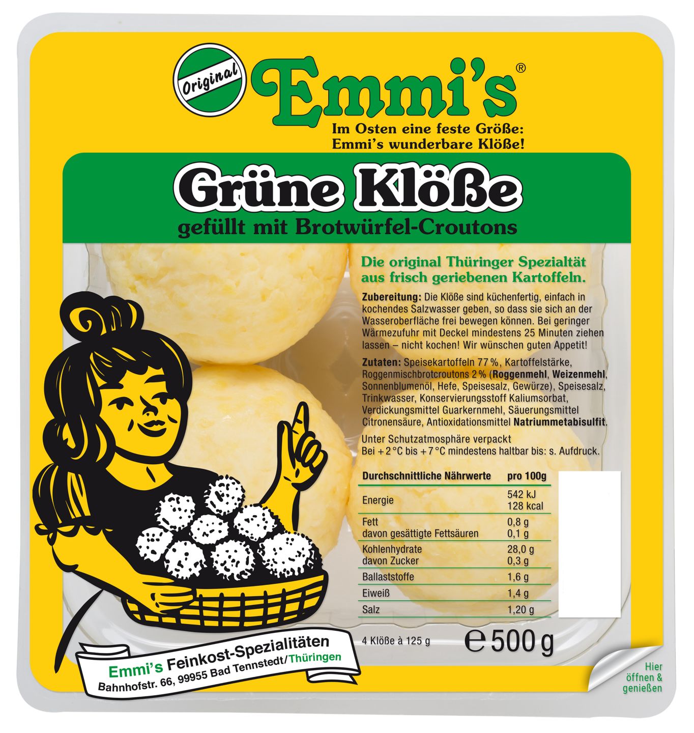 EMMI'S Grüne Klöße oder Emmilinos